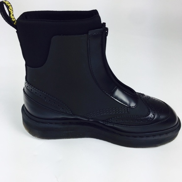 Dr. Martens Jemison brogue leather boot zip up 8 - Picture 6 of 8